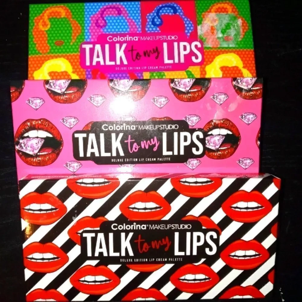 Two jumbo Lips cream pallets